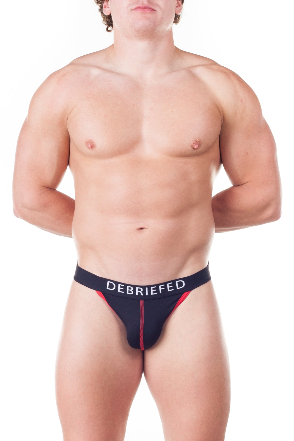 Debriefed Super Power Collection Obsidian Jock – Black with Red Trim