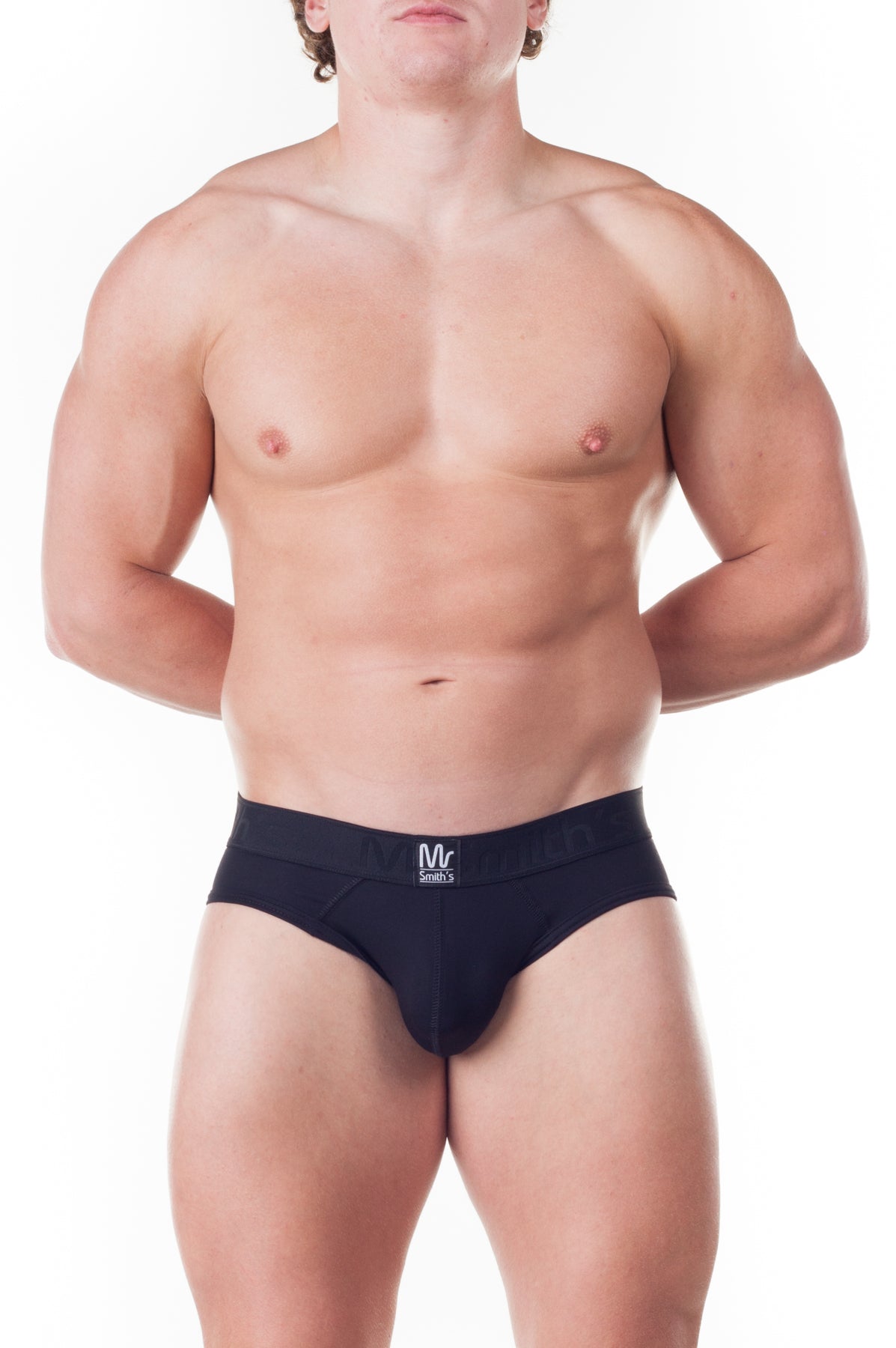 Mr Smith's Men's Underwear Classic Collection Ebony Black Brief