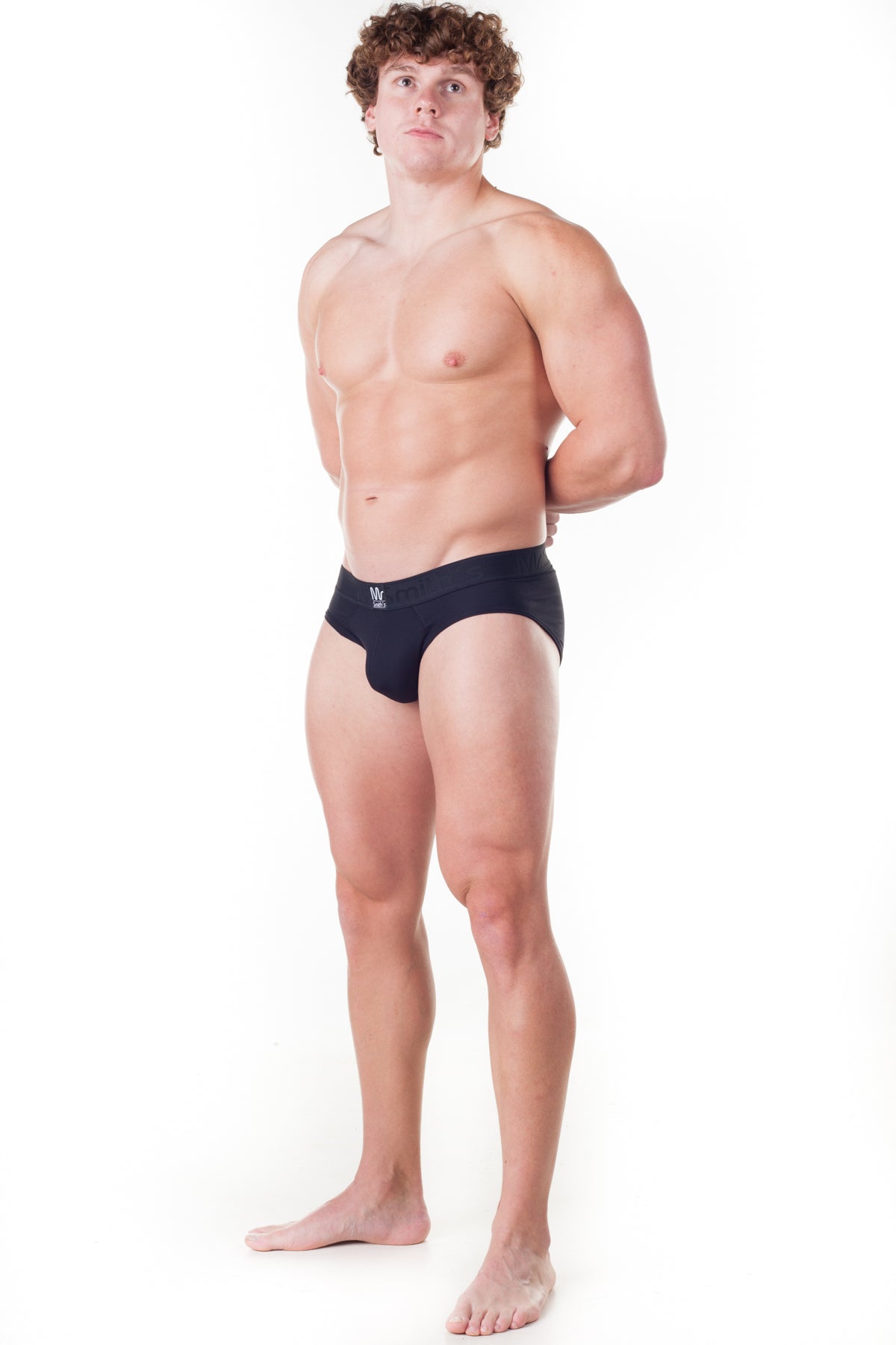 Mr Smith's Men's Underwear Classic Collection Ebony Black Brief