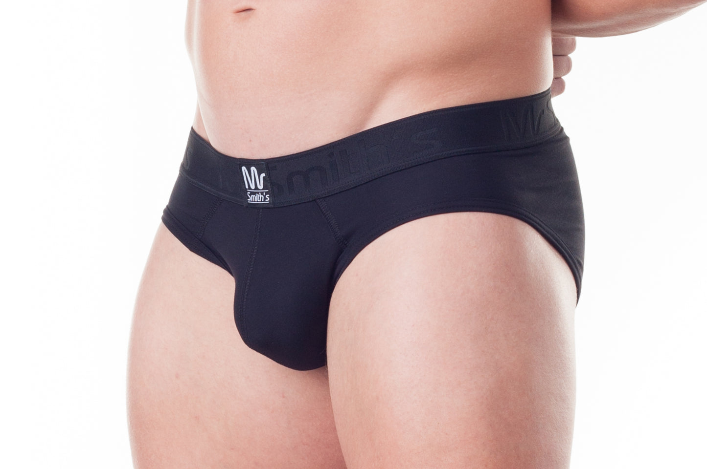 Mr Smith's Men's Underwear Classic Collection Ebony Black Brief
