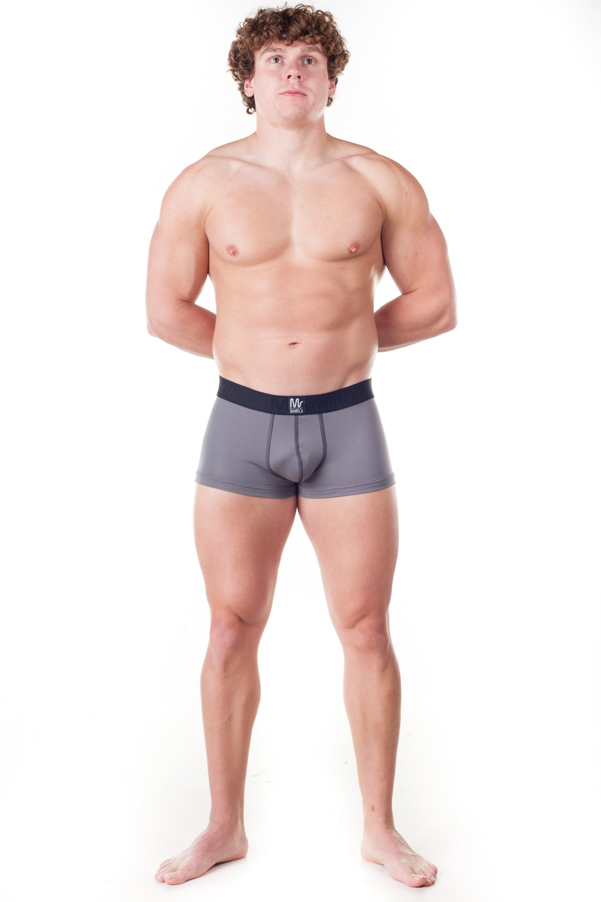 Mr Smith's Men's Underwear Classic Collection Silver Grey Hipster