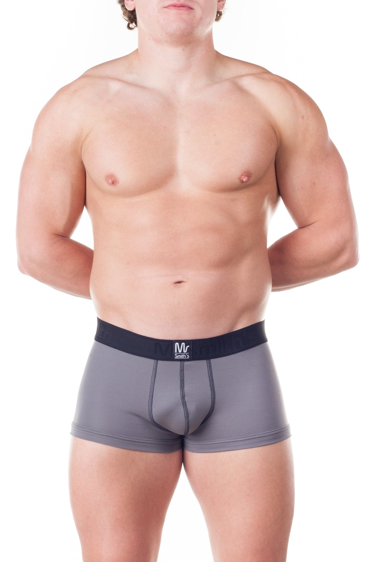 Mr Smith's Men's Underwear Classic Collection Silver Grey Hipster