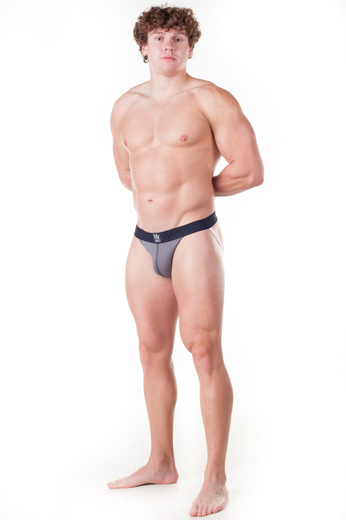 Mr Smith's Men's Underwear Classic Collection Silver Grey Jock