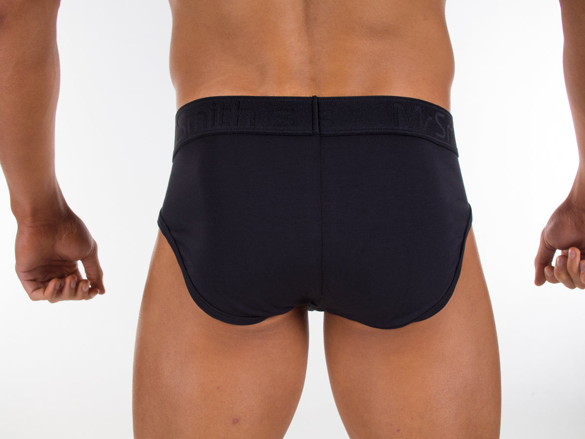 Mr Smith's Men's Underwear - Brief - Black