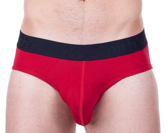 Mr Smith's Men's Underwear - Bamboo Brief - Scarlet