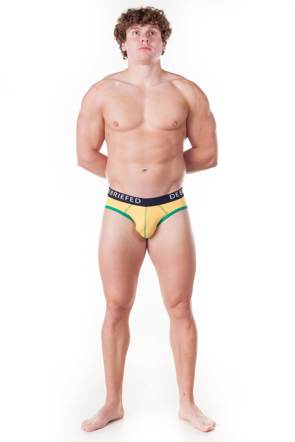 Debriefed Super Power Collection Venom Brief – Yellow with Green Trim