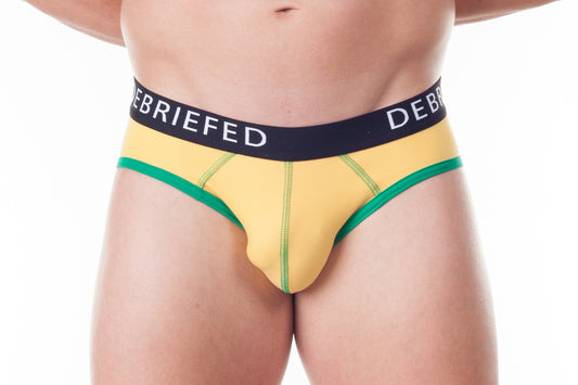 Debriefed Super Power Collection Venom Brief – Yellow with Green Trim