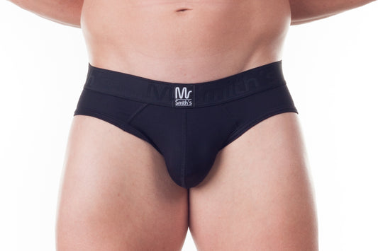 Mr Smith's Men's Underwear Classic Collection Ebony Black Brief
