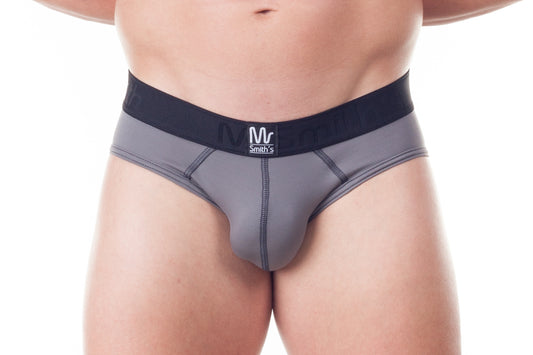 Mr Smith's Men's Underwear Classic Collection Silver Grey Brief