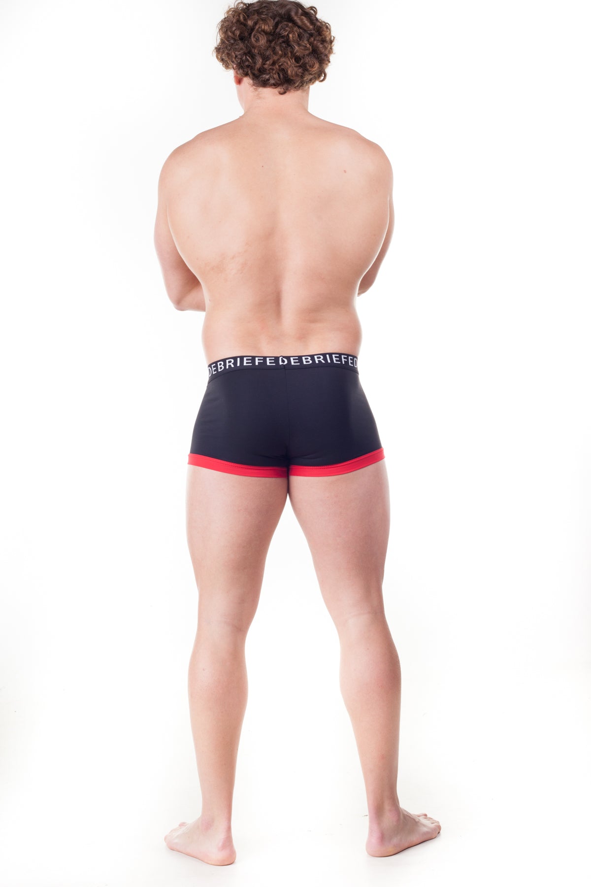 Debriefed Super Power Collection Obsidian Hipster – Black with Red Trim