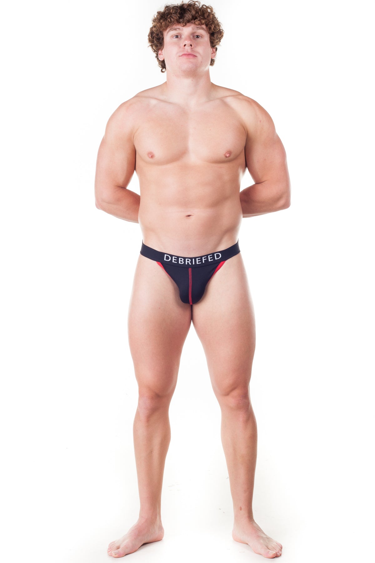Debriefed Super Power Collection Obsidian Jock – Black with Red Trim
