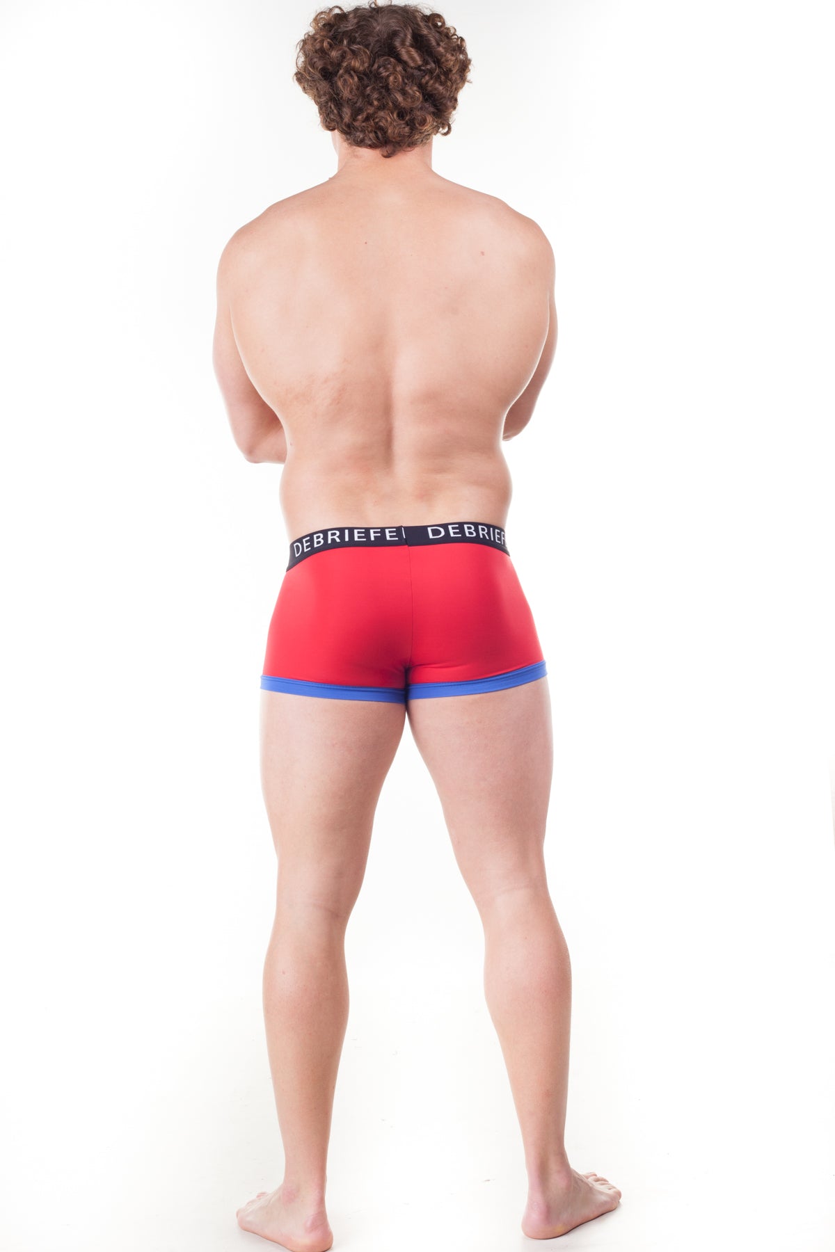 Debriefed Super Power Collection Cosmic Hipster – Red with Blue Trim
