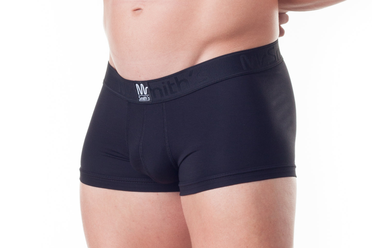 Mr Smith's Men's Underwear Classic Collection Ebony Black Hipster
