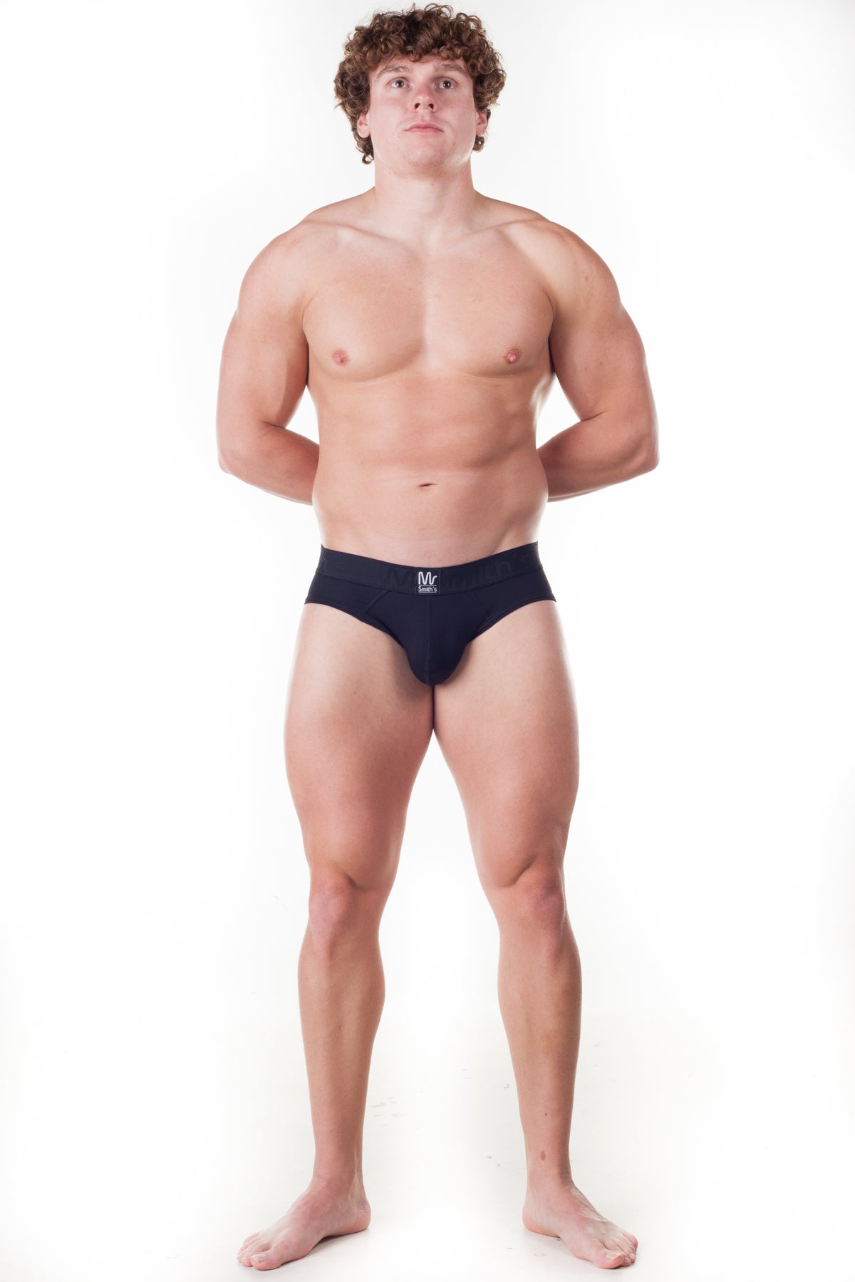 Mr Smith's Men's Underwear Classic Collection Ebony Black Brief