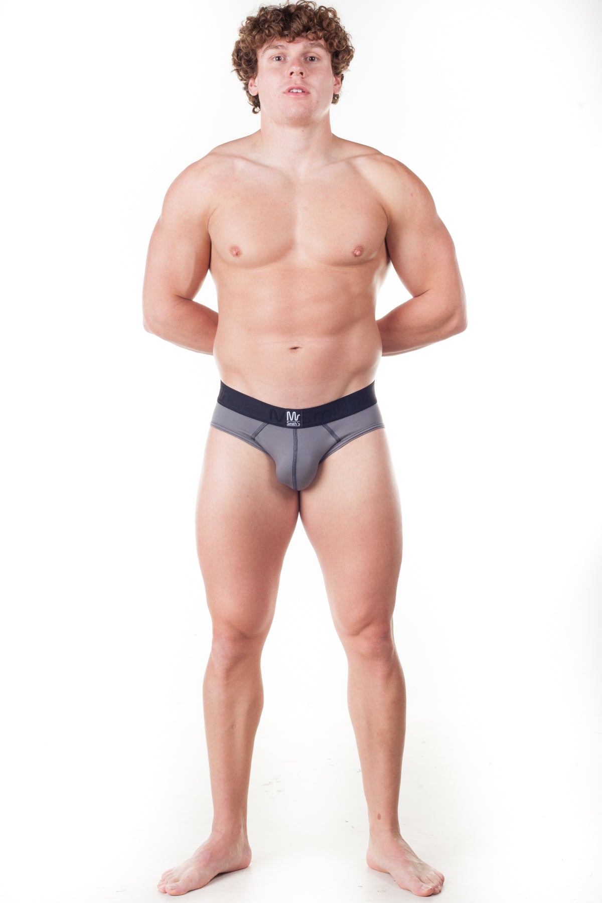 Mr Smith's Men's Underwear Classic Collection Silver Grey Brief