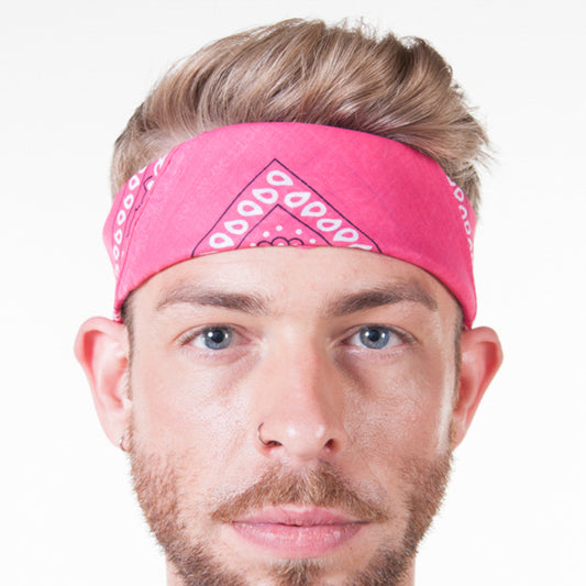 Men's Accessories - Bandana - Pink