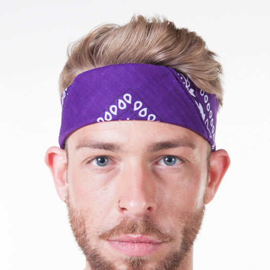 Men's Accessories - Bandana - Purple