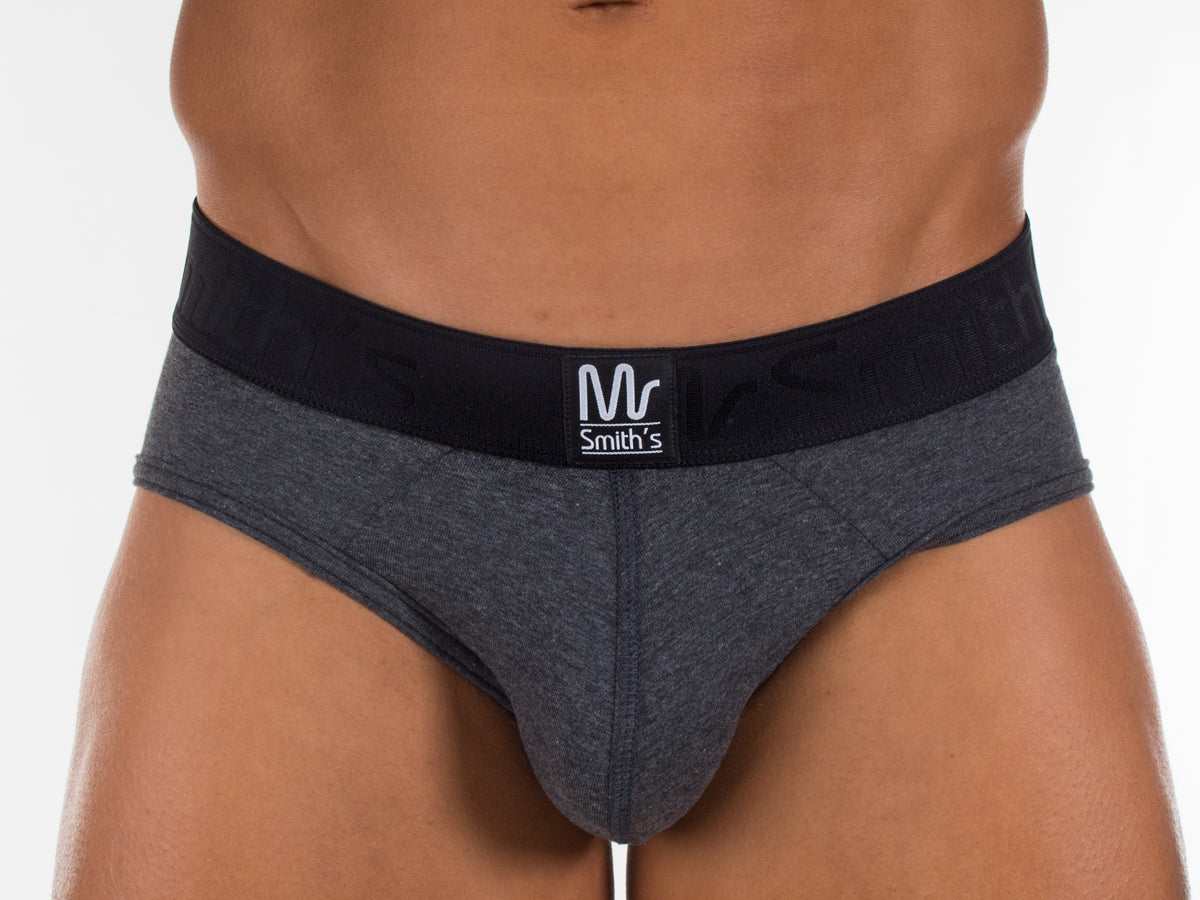 Mr Smith's Men's Underwear - Brief - Charcoal