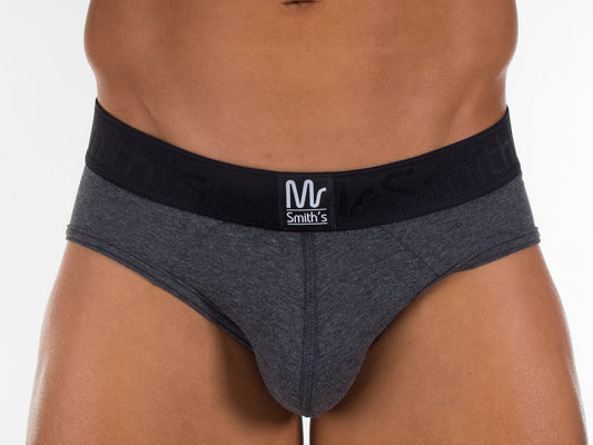 Mr Smith's Men's Underwear - Brief - Charcoal
