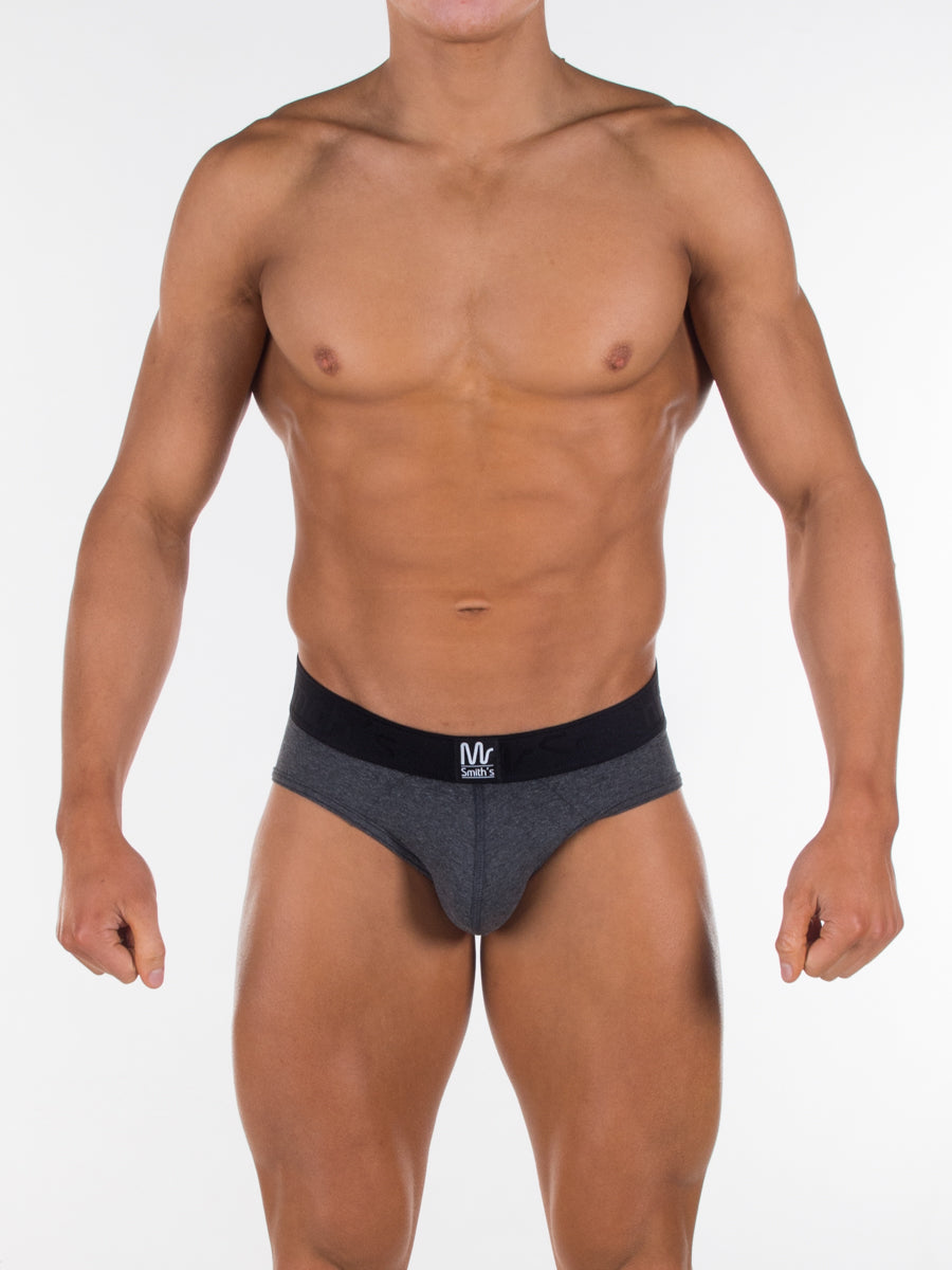 Mr Smith's Men's Underwear - Brief - Charcoal