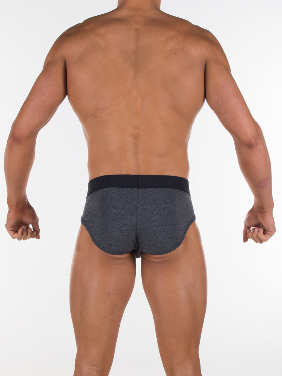 Mr Smith's Men's Underwear - Brief - Charcoal