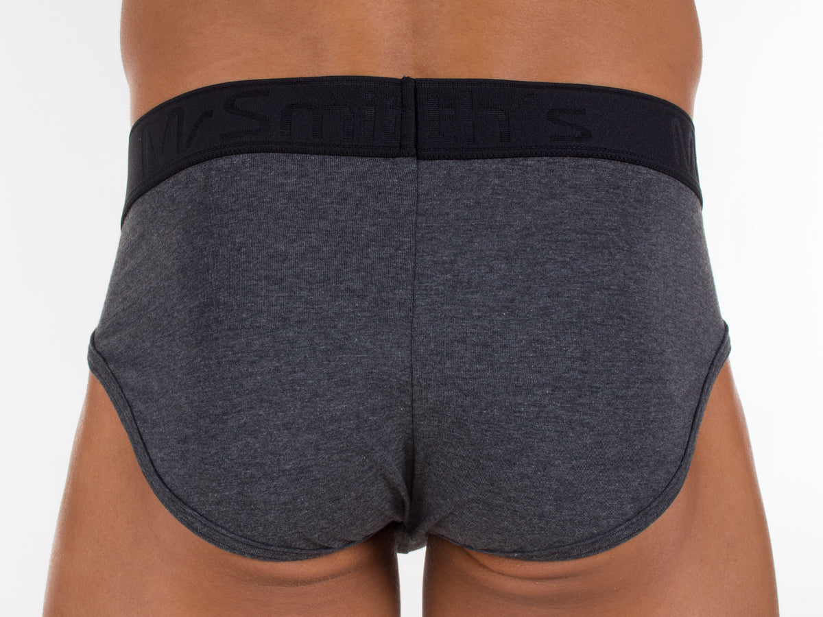 Mr Smith's Men's Underwear - Brief - Charcoal