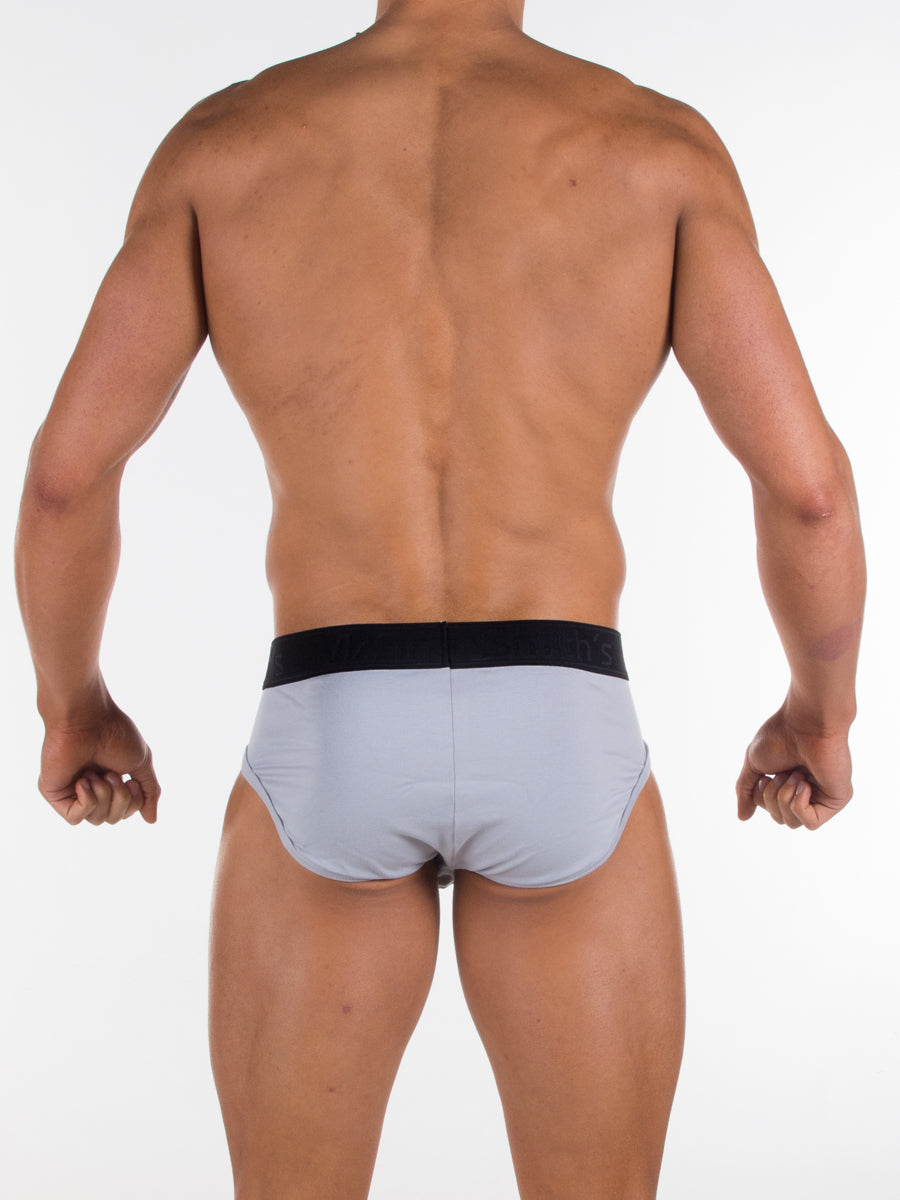 Mr Smith's Men's Underwear - Brief - Silver