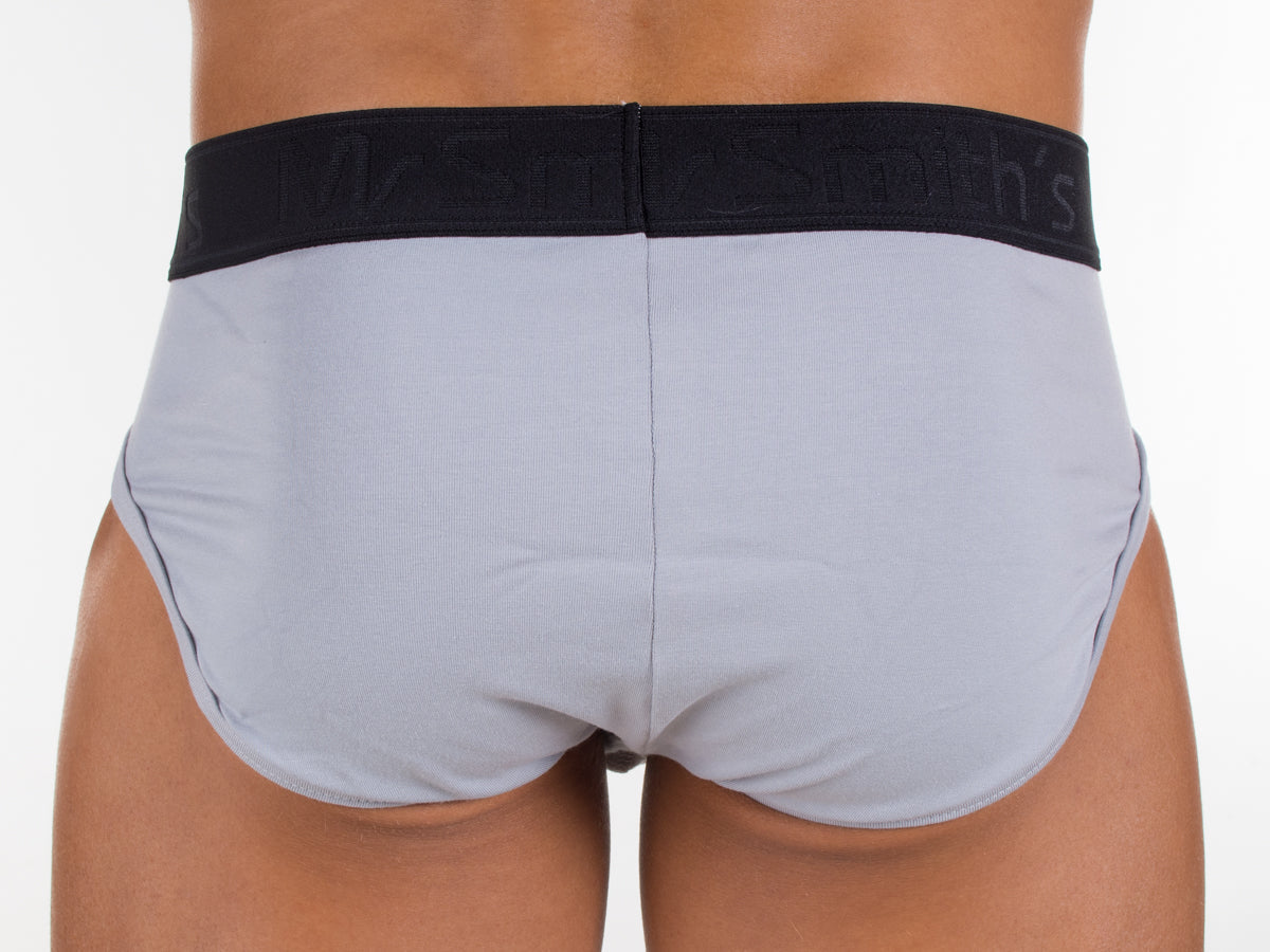 Mr Smith's Men's Underwear - Brief - Silver