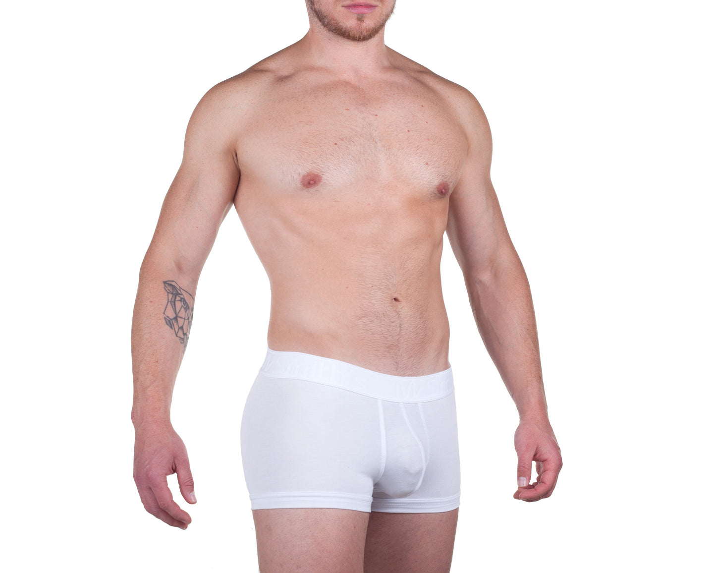 Mr Smith's Men's Underwear - Bamboo Boxer - White