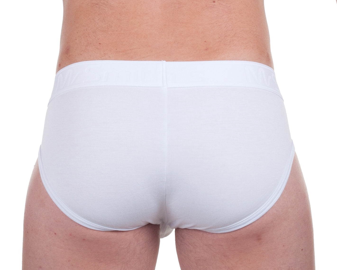 Mr Smith's Men's Underwear - Bamboo Brief - White