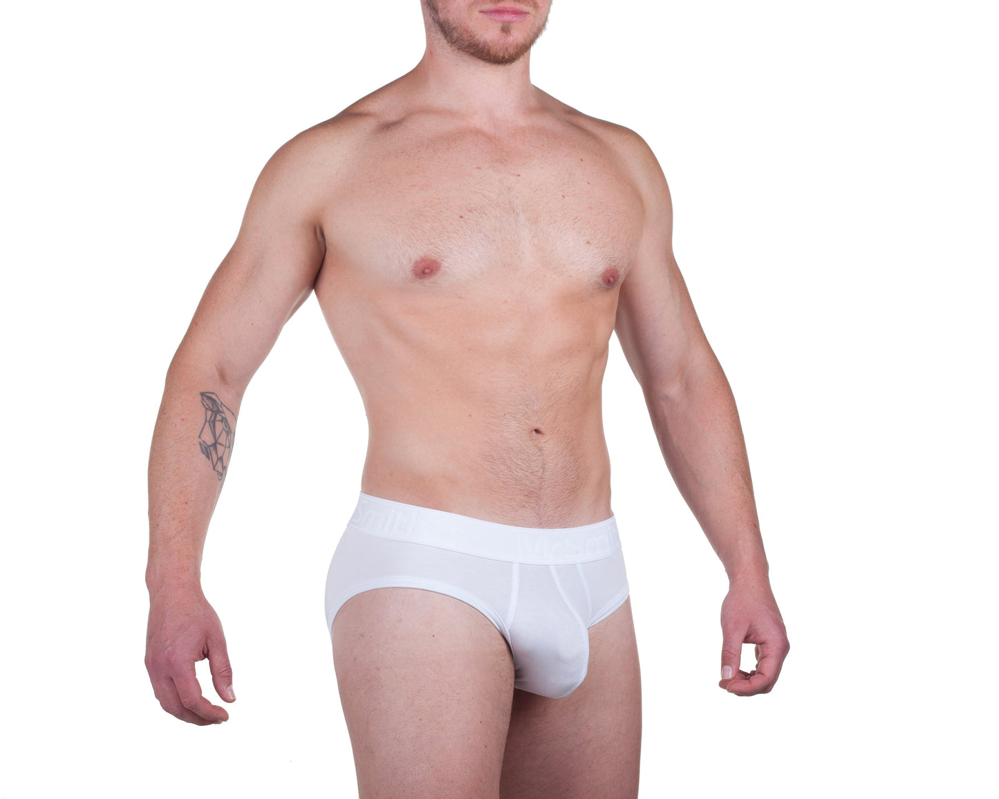 Mr Smith's Men's Underwear - Bamboo Brief - White
